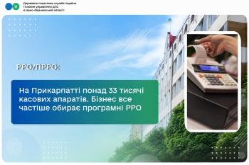 На Прикарпатті понад 33 тисячі касових апаратів. Бізнес все частіше обирає програмні РРО 